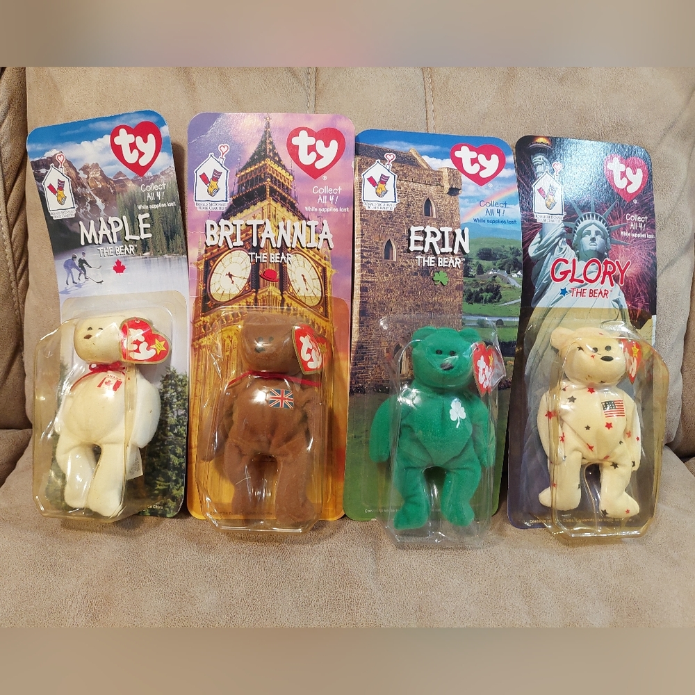 Mcdonald's Ty Teenie Beanie Babies 1999 - Set of 4